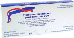 PLUMBUM METALLICUM praep. D 20 Ampullen