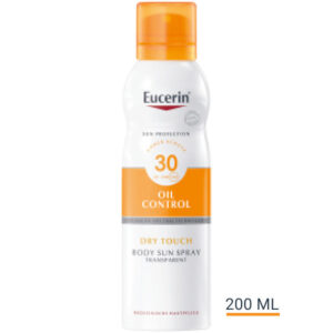 Eucerin SUN PROTECTION OIL CONTROL DRY TOUCH LSF 30 BODY SPRAY TRANSPARENT