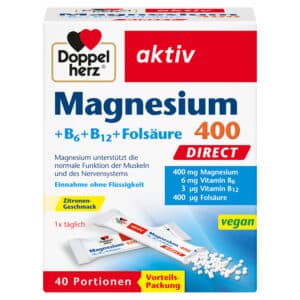 Doppelherz aktiv Magnesium 400 + B-Vitamine DIRECT