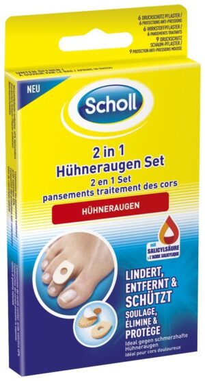 Scholl 2 in 1 Hühneraugen Set