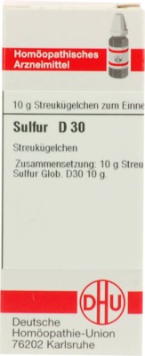 SULFUR D 30 Globuli