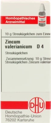 ZINCUM VALERIANICUM D 4 Globuli