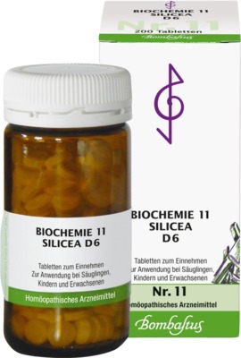 BIOCHEMIE 11 Silicea D 6 Tabletten