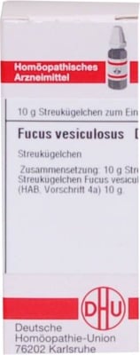 FUCUS VESICULOSUS D 4 Globuli