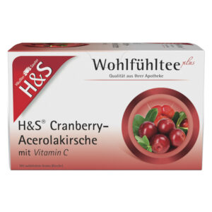 H&S Wohlfühltee Cranberry - Acerolakirsche mit Vitamin C