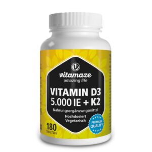 vitamaze VITAMIN D3 5000 I.E. K2