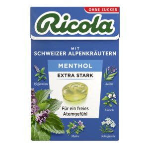 Ricola Menthol ohne Zucker