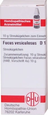 FUCUS VESICULOSUS D 12 Globuli
