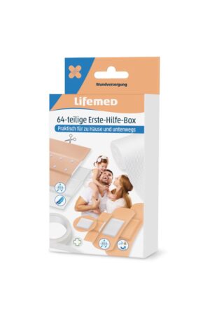 Lifemed Erste-Hilfe-Box 64-teilig