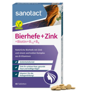 sanotact Bierhefe + Zink + Biotin + B12 + B6