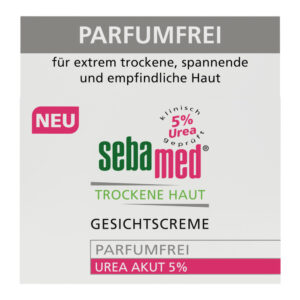 sebamed TROCKENE HAUT GESICHTSCREME Urea akut 5% parfümfrei
