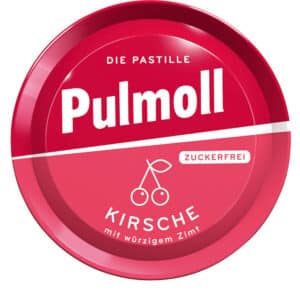 PULMOLL Hustenbonbons Wildkirsch+Vitamin C zuckerfrei