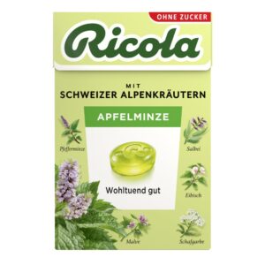 Ricola Apfelminze Kräuterbonbon zuckerfrei