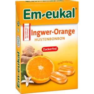 Em-eukal Ingwer-Orange zuckerfrei