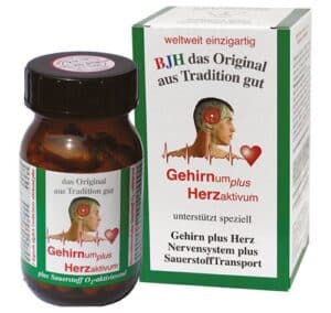 BJH Gehirnum plus Herzaktivum mit O2 aktiv Kapseln