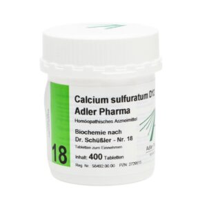 Calcium sulfuratum D12 Adler Pharma Nr.18