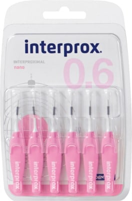 INTERPROX reg nano rosa Interdentalbürste Blister