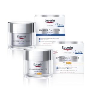 Eucerin Anti-Age Hyaluron-Filler  LSF30 Tagespflege und Nachtpflege Routine Set