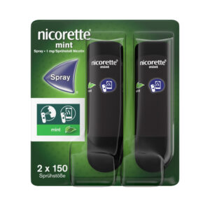 nicorette mint Spray mit Nikotin