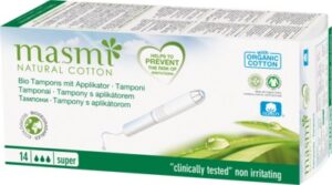 masmi Bio Tampons Super mit Applikator 100% Bio-Baumwolle