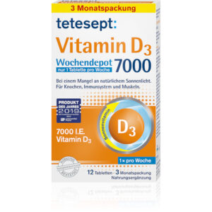 Tetesept Vitamin D3 7.000 Wochendepot Filmtabl.