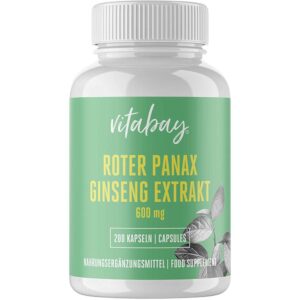 vitabay ROTER PANAX GINSENG EXTRAKT 600mg