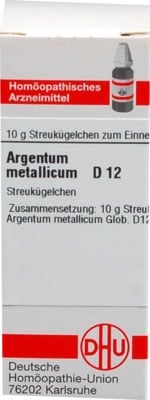 ARGENTUM METALLICUM D 12 Globuli
