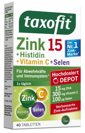 taxofit Zink + Histidin + Vitamin C + Selen