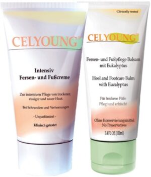 CELYOUNG Intensiv Fersen Fußcr.+Balsam 2x100ml