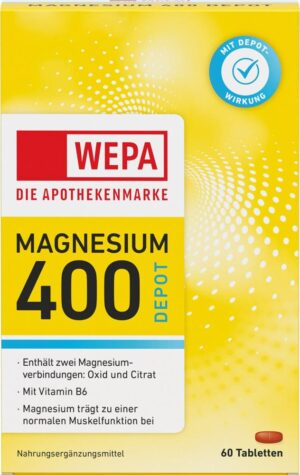 WEPA MAGNESIUM 400 DEPOT Tabletten