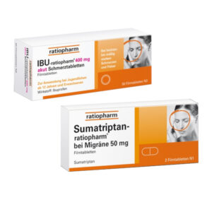 Migräne Set Ratiopharm mit Sumatriptan