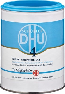 DHU Schüssler-Salz Nr. 4 Kalium chloratum D 6