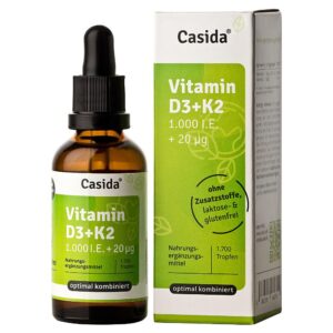 Casida Vitamin D3+K2 1.000 I.E.+20µg Tropfen