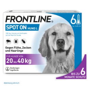 FRONTLINE SPOT-ON für Hunde L (20-40 kg) gegen Zecken