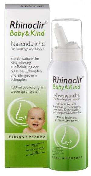 RHINOCLIR Baby & Kind Nasendusche Lösung