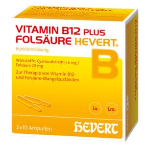 VITAMIN B12 PLUS FOLSÄURE HEVERT