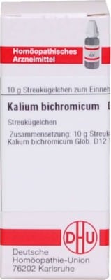 KALIUM BICHROMICUM D 12 Globuli