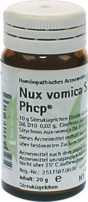 NUX VOMICA S Phcp Globuli