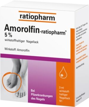 Amorolfin-ratiopharm 5 % bei Nagelpilz