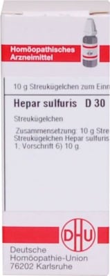 HEPAR SULFURIS D 30 Globuli