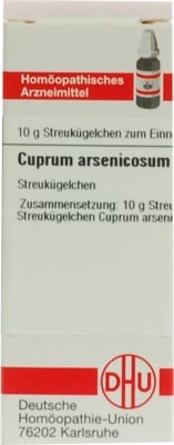 CUPRUM ARSENICOSUM D 12 Globuli