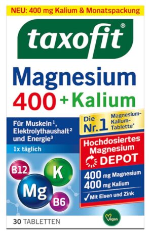 taxofit Magnesium 400 + Kalium