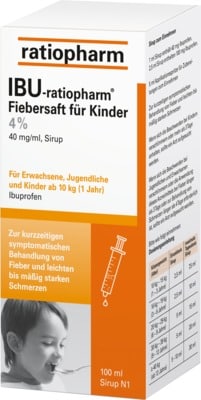 IBU-ratiopharm Fiebersaft für Kinder 40mg/ml