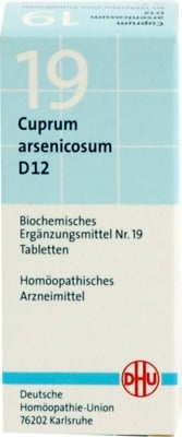 DHU Schüssler-Salz Nr. 19 Cuprum arsenicosum D 12 Tabletten