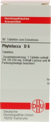 PHYTOLACCA D 6 Tabletten