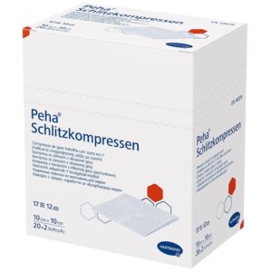 PEHA SCHLITZKOMPRESSEN 10x10 cm steril