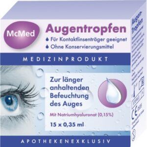 MCMED Augentropfen Einzeldosispipetten