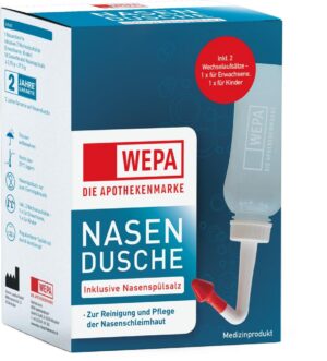 WEPA Nasendusche inklusive  Nasenspülsalz