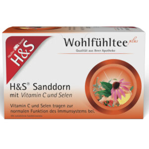 H&S Wohlfühltee Sanddorn mit Vitamin C + Selen