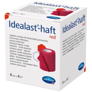 IDEALAST-haft color Binde 6 cmx4 m rot